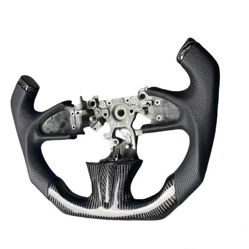 Carbon+Leather+Black Stitching