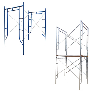 Conjunto de marco de escalera de hormigón de China caminar a través de andamios metal H sistema de encofrado para la construcción de edificios - Product Image 4