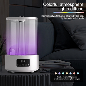 intelligenter luftbefeuchter mit wifi-app-steuerung 5 liter transparenter wassertank diffusor für ätherisches Öl nebel luftbefeuchter mit timer - Product Image 6