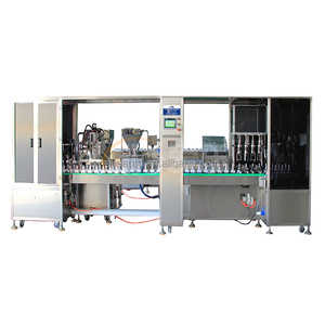F16 macchina di riempimento della crema ad alta velocità macchina di riempimento soffiaggio automatico di riempimento della vite di tappo automatico bottiglia fuori macchina - Product Image 1