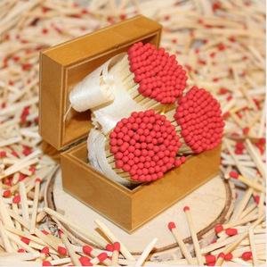 Customizes Bulk <strong>Matches</strong> of Various Lengths and <strong>Colors</strong> Including Extended Rods Colored Old-fashioned Matche Boxs - Product Image 3