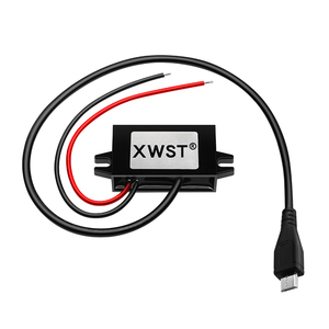 XWST Dc DC Convertidor USB reductor 12V a 5V 3A Convertidores USB Entrada 8-22V Salida 5V 3A 15W Micro mini Tipo C Cargador de teléfono USB