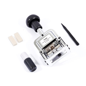 Tampon automatique Foska pour numéros de facture Numéros de pièce Codes d'inspecteur et numéros d'identification Codes confidentiels - Product Image 1