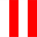 Dépouillé blanc/rouge