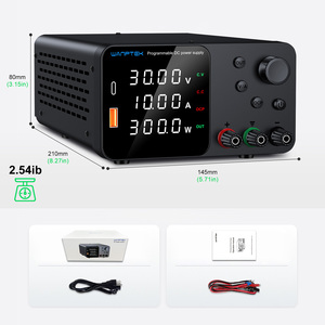 TPS305 0-30V 0-5A ayarlanabilir anahtarlama DC stabilize masaüstü güç kaynağı yüksek hassasiyetli 4-haneli LED ekran 5V/2A USB portu - Product Image 6