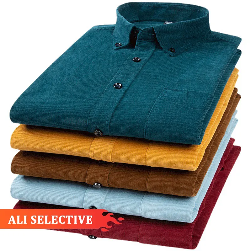 MT2044 Alta Qualidade Baixa OEM MOQ Vintage Cor Sólida 100% Algodão Camisa Personalizada Plus Size Camisas dos homens