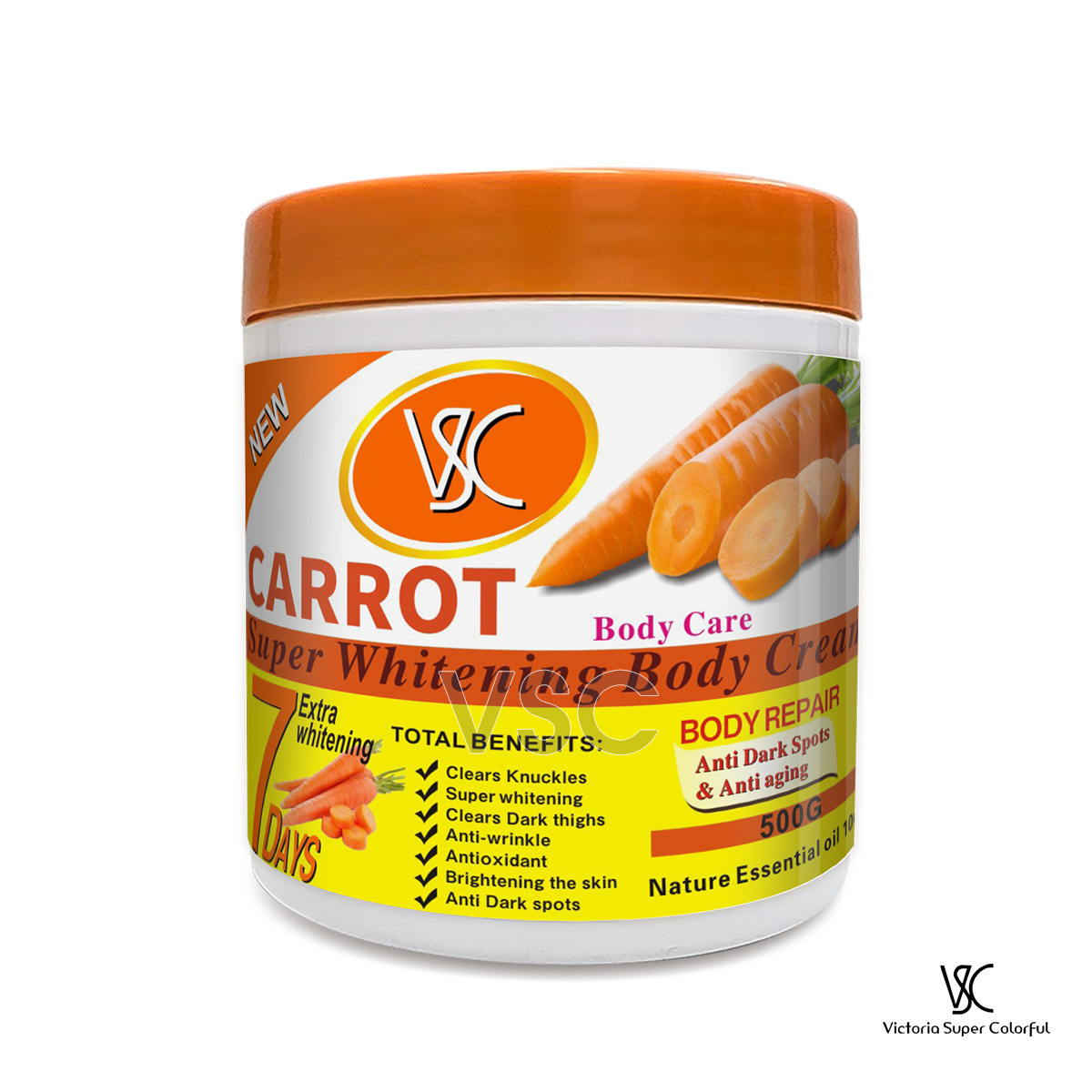 Crema corpo alla carota