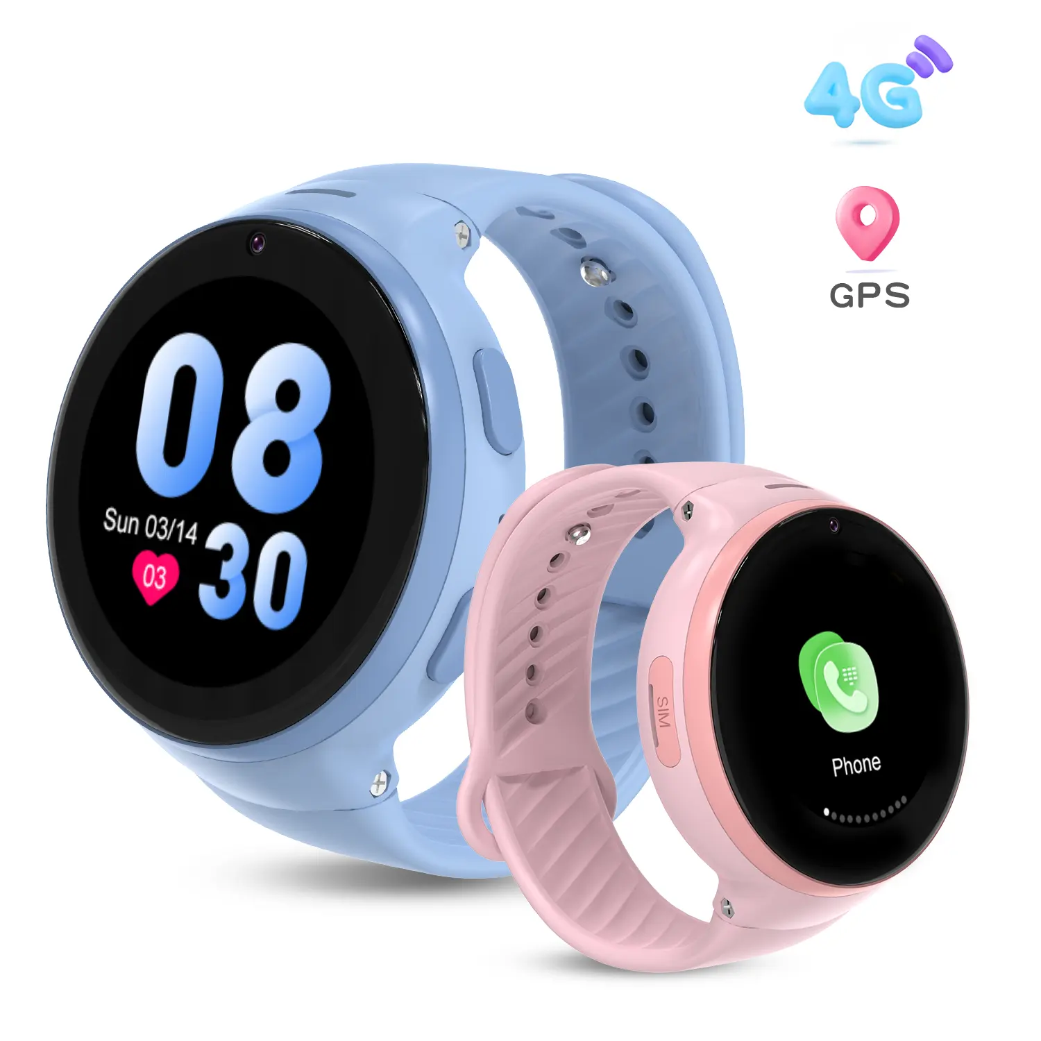 VLT51 bambini 4G Sim Card smart watch GPS SOS per bambini sport orologio da polso Fitness Tracker passo orologio bambini guardare per il ragazzo e la ragazza