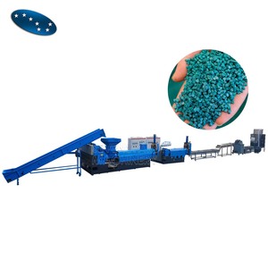 再生PP PE塑料造粒LDPE HDPE薄膜硬塑料造粒机制粒机废塑料回收线 - Product Image 1