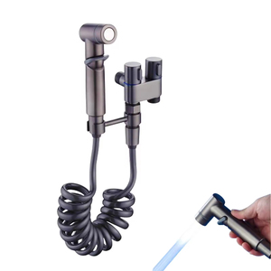 Fidu โถสุขภัณฑ์แบบพกพาสำหรับห้องน้ำ1ใน2ออกวาล์วควบคุมคู่ - Product Image 1