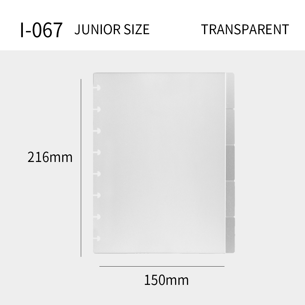 Junior Size Plastic, Transparent, 1-6
