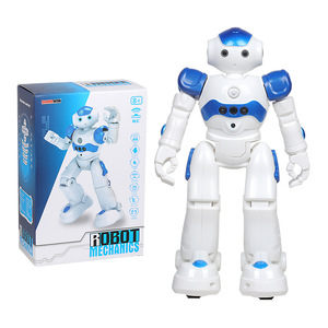スマートインテリジェントロボットユニセックス教育Rcプログラミングリモートコントロールスタントロボットサウンド機能キッズ電子玩具 - Product Image 1