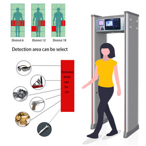 33 zone alta sensibilità camminare attraverso il Metal Detector cancello telaio della porta sicura per la sicurezza e la protezione - Product Image 3