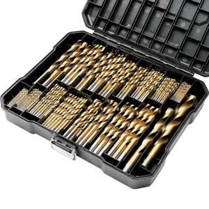 M35钻头230 pcs钛高速钢钻头套装各种尺寸工具箱麻花钻材料