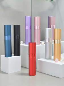 Xách tay 10ml 8ml nhôm Nước hoa <span class=keywords><strong>Atomizer</strong></span> nhà máy trực tiếp xoắn kim loại mỹ phẩm phun chai bơm bơm lại Sữa rửa mặt - Product Image 5