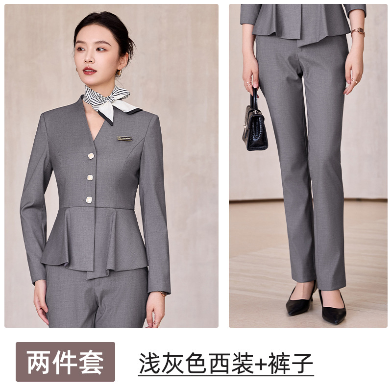 gray suit pants