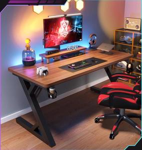 Escritorio de personal individual moderno y sencillo, mesa de jefe ajustable y duradera para uso comercial o de oficina, escritorio de ordenador que ahorra espacio - Product Image 3