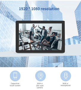 Montaje en pared 15,6 pulgadas pantalla táctil Quad Core POE NFC cámara frontal Android Tablet PC USO COMERCIAL tabletas ordenador anuncios pantalla - Product Image 3