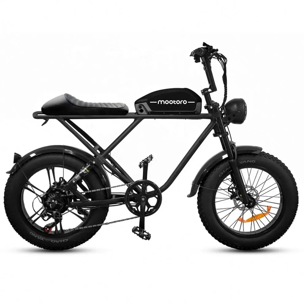 Mootoro 1000w 52v Super più venduto 73 veloce 24 pollici per adulti Cafe Racer elettrico Mountain Ebike grasso pneumatico da strada Dirt moto moto