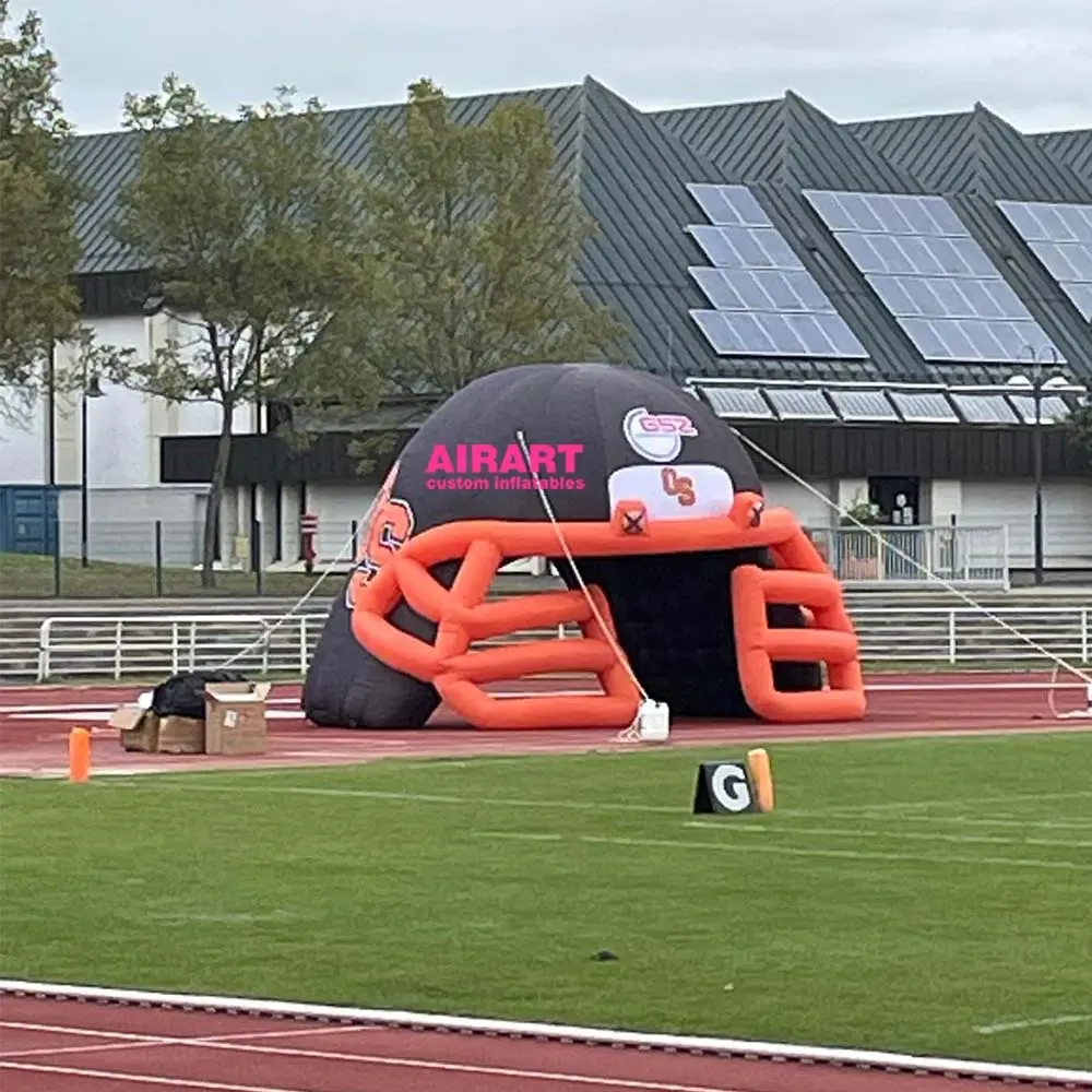 Casco Inflable Gigante Para Deportes Escolares Fútbol