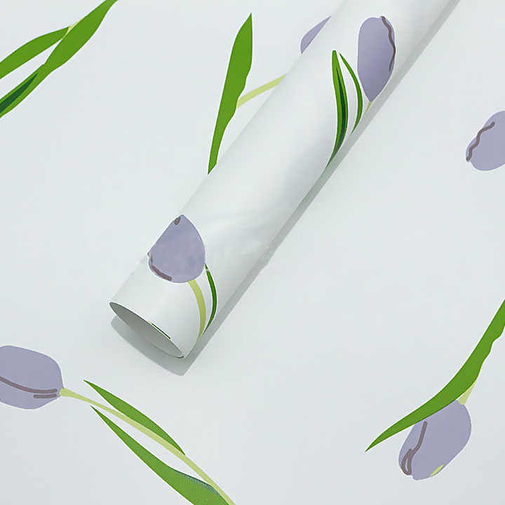 Waterproof Embroidered Floral Bouquet Wrap Roll - Luxury PE Material for OEM & Bulk Wholesale, Manufacturer Direct