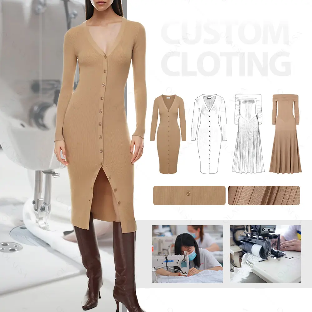 OLAESA Casual Dresses Vendors Women Clothing Custom Manufacturer Apparel Supplier Customize Factory In China For Clothing Women