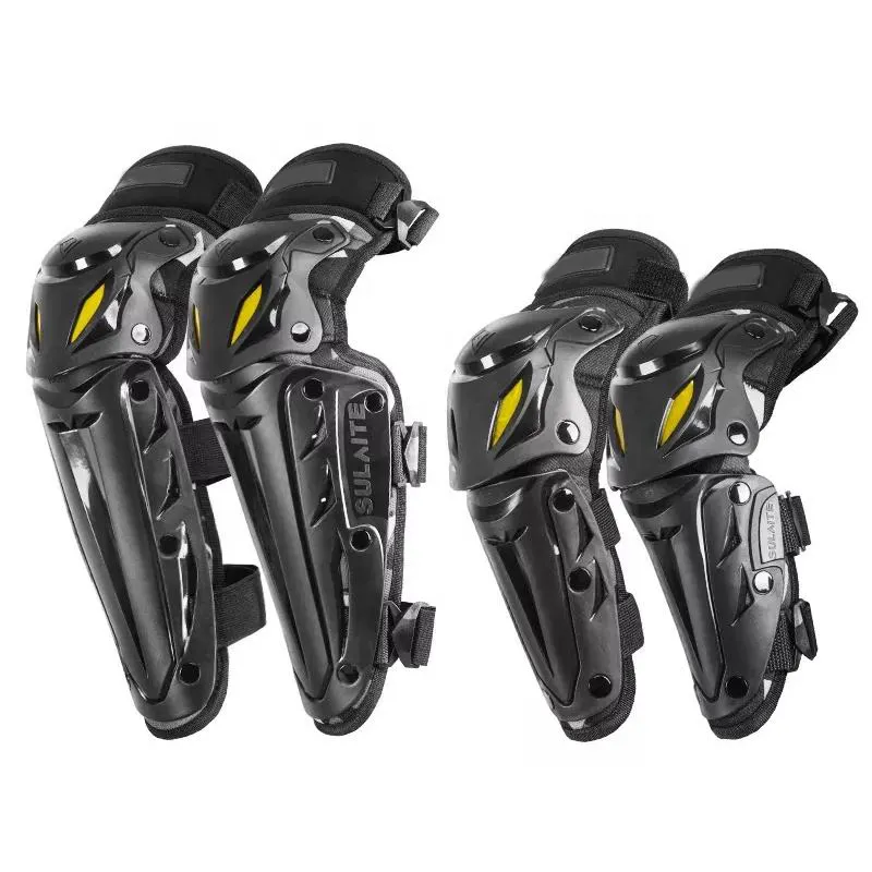 Protetor de cotovelo e joelho profissional PP Shell flexível e independente para motocicleta, módulo de proteção anti-queda