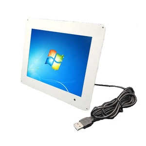 USB Capacitive Touch Screen 8 Inch White Metal Shell Open Frame <strong>LCD</strong> Industrial <strong>Display</strong> Screen 1024X768 Mini VGA <strong>Computer</strong> <strong>Monitor</strong> - Product Image 6