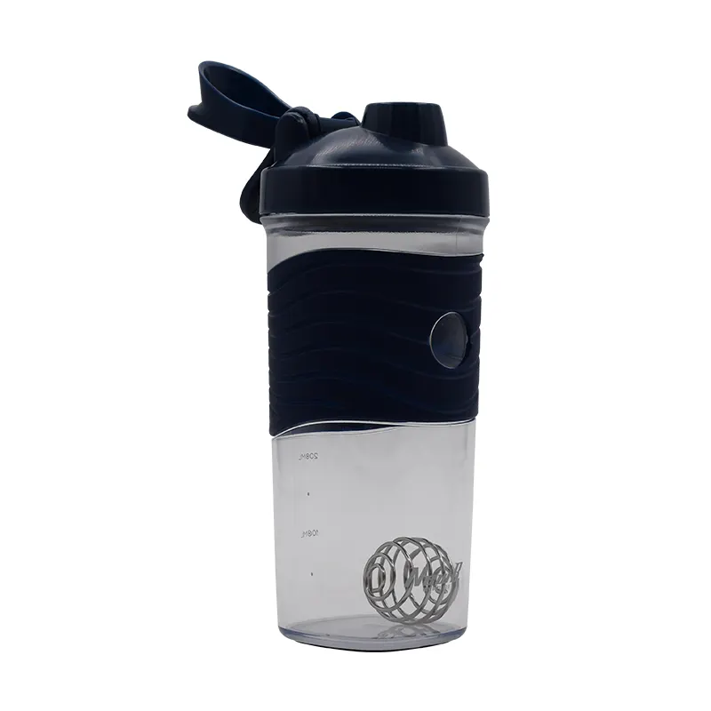 Bottiglia dell'agitatore della tazza di plastica di Sport della proteina di Logo personalizzato della tazza dell'agitatore all'ingrosso
