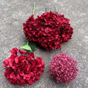 Ifg bán buôn các loại khác nhau của Burgundy hoa nhân tạo cho đám cưới centerpieces trang trí - Product Image 5