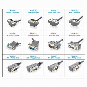 สายเคเบิลอะแดปเตอร์แบบอนุกรมสำหรับ RS232 USB เป็น DB9แบบอุตสาหกรรมใช้ทำมุมได้90องศาสำหรับแล็ปท็อป Serial Port PDA โมเด็มเราเตอร์และอื่นๆ - Product Image 6