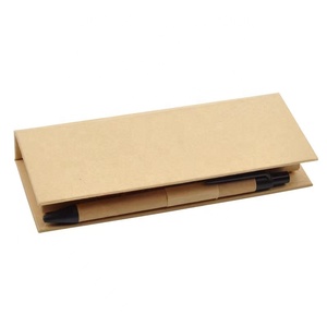 Wholesale <strong>Combination</strong> Kraft Box Advertising Ball Pen and Ruler <strong>Notepad</strong> with Arrow Sticky Note Set - Product Image 6