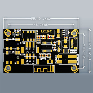 Decodificador MP3 BT 4,2, amplificador de audio de altavoz artesanal, panel modificado, no destructivo, módulo receptor de audio