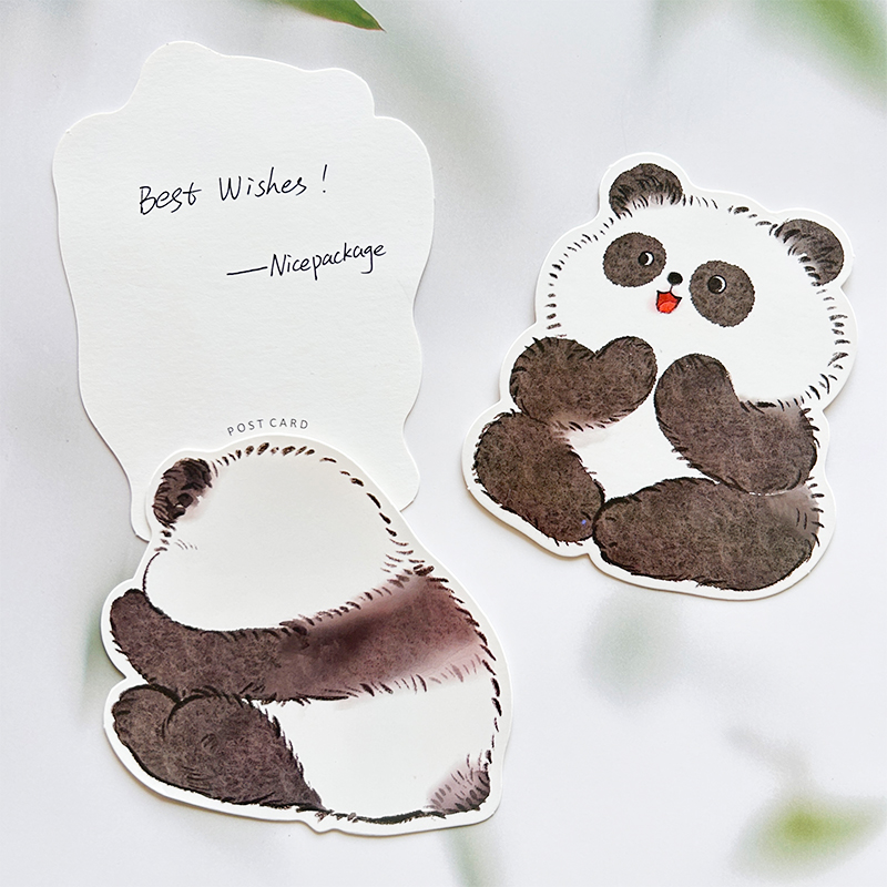 Full Colour Die Cut Shape Card