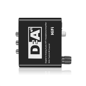 Optical Digital Stereo <strong>Audio</strong> <strong>SPDIF</strong> Toslink Coaxial Signal to <strong>Analog</strong> Converter DAC Jack 2*RCA Amplifier Decoder Adapter - Product Image 2