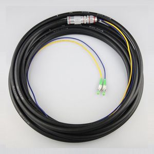 Outdoor Waterproof 2 4 6 8 12-Core FC-APC Connector Armoured Fiber Optic Jumper Wire Cable for POE WIFI <strong>IP</strong> <strong>TCP</strong> <strong>Networks</strong> - Product Image 4