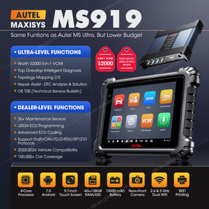 Autel MaxiSys MS919 Voll system 40 Funktion ECU Programmier werkzeug Auto diagnose werkzeug Verbessert von Maxisys MS908 Pro