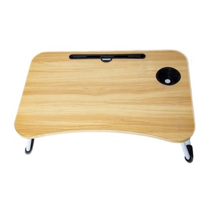 Multi-functions Mini Foldable Laptop <strong>Table</strong> Study <strong>Table</strong> Wooden <strong>Computer</strong> <strong>Table</strong> <strong>for</strong> Bed - Product Image 1
