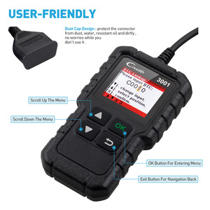 Cr3001 obd 2-תכונה מלאה קורא כרטיס קורא כרטיס ידני סוללה