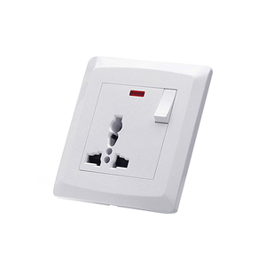 VNX nuova scheda interruttore elettrico dal design retrò 250V UK interruttore e presa di alimentazione elettrica con luce a pulsante - Product Image 2