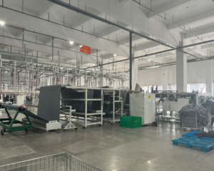 Hoàn toàn tự động được trang bị máy Tấm 4 góc cắt may 3-5 chủ đề overlock tùy chọn hệ thống Omron CE chứng nhận - Product Image 6