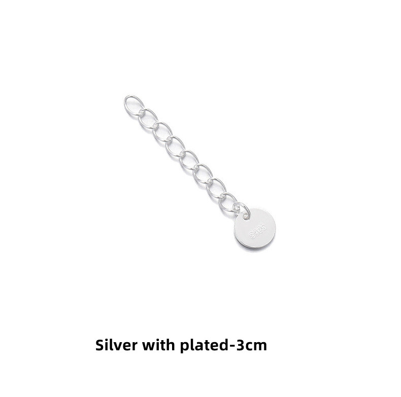 Silver with plated 3cm