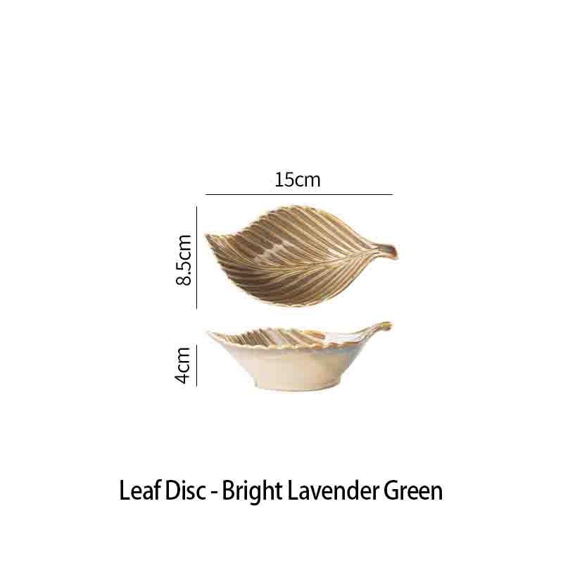 Disque de feuille - Vert lavande vif
