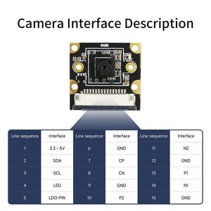 IMX219イメージセンサー付き77 ° 120 ° 160 ° RDK X5 MIPI HDカメラモジュール - Product Image 3