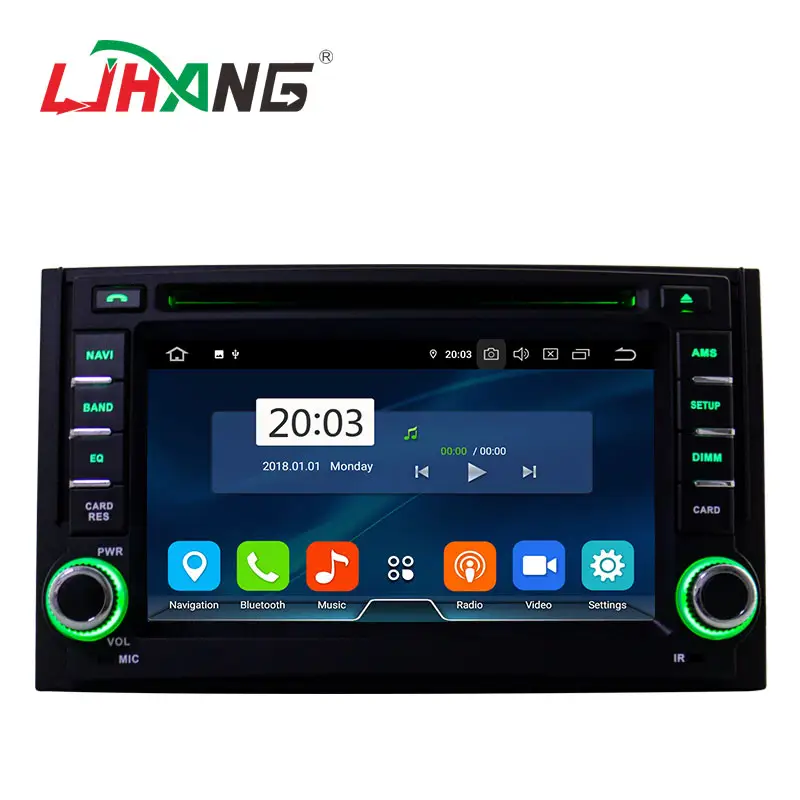 LJHANG Máy Phát Dvd Gps Video Hệ Thống Đa Phương Tiện Lõi Tám PX5 Android 12 4 + 64G Cho Hyundai H1 STAREX/ILOAD Âm Thanh Nổi Đa Phương Tiện