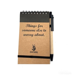 Diseño personalizado Mini Memo Sticky Notes Cuaderno de papel Kraft con bolígrafo Envío rápido - Product Image 6