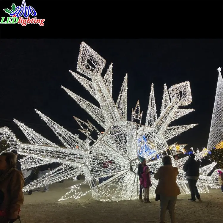 Led Motif Christmas Light/Xmas Motief 3D Sneeuwvlok