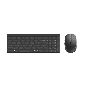 プロフェッショナル99キー超薄型ワイヤレスゲームキーボードマウスコンボ2.4G USBレシーバー人間工学設計オフィス用マウス - Product Image 1