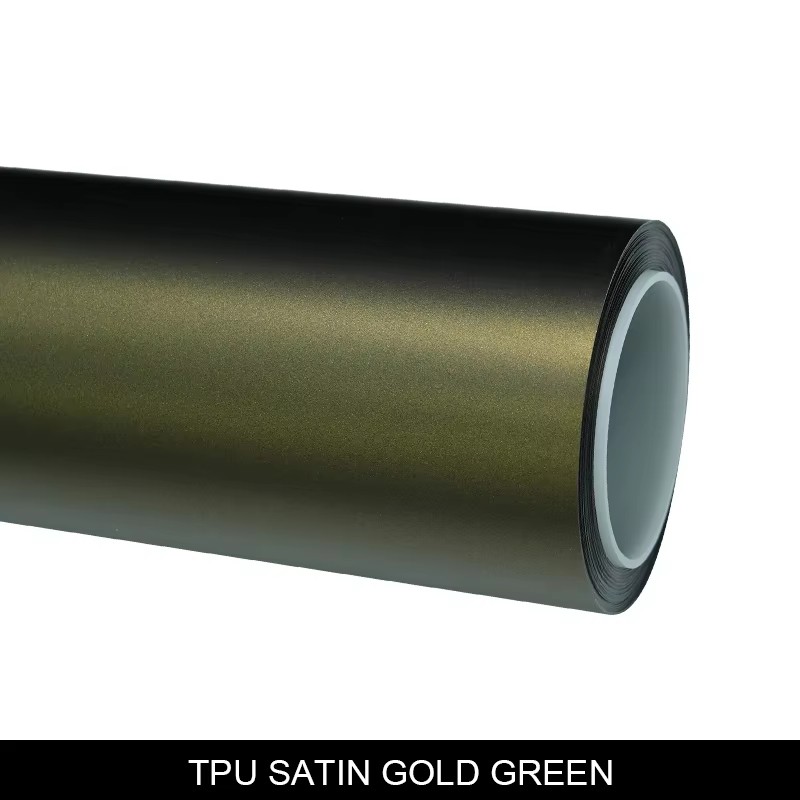 Satin Gold Green