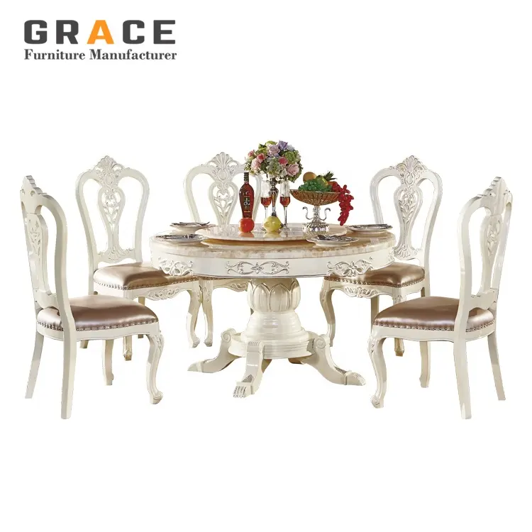 H8802w royal francesa província sala de jantar, móveis, cadeira, conjuntos